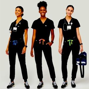 Black/Citron 
Limited Edition Figs
Double Drawstring
Zamora Joggers
XS/P